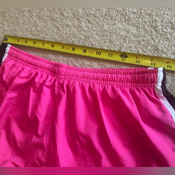 Apex Athletic Shorts Size Large Hot Pink Elastic Waistband White Lining - Picture 9 of 10